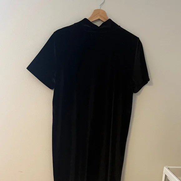 Madewell Elegant Black Velvet Dress size large - Picture 5 of 5